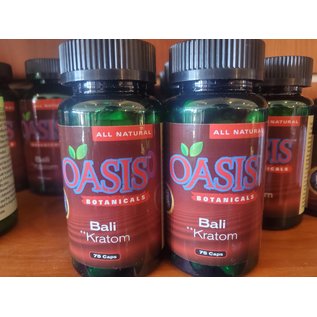 Oasis Botanicals Oasis Botanicals Bali Kratom 75 Caps (200Pcs/Mc)