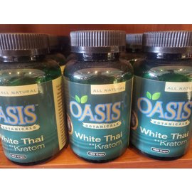 Oasis Botanicals Oasis Botanicals White ThaiKratom150 Caps(100PCS/DIS)