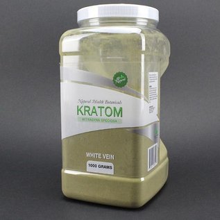Natural Health Botanicals NHB Kratom - White Vein - 1 Kilo of Capsules