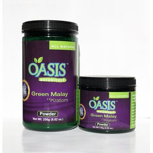 Oasis Botanicals Oasis Botanicals Green MalayKratom Powder250g (25Pcs/Mc)