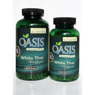 Oasis Botanicals Oasis Botanicals White Thai Kratom500Caps(50Pcs/Mc)