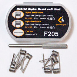 GEEKVAPE GEEKVAPE PRE BUILT COILS ALPHA BRAID