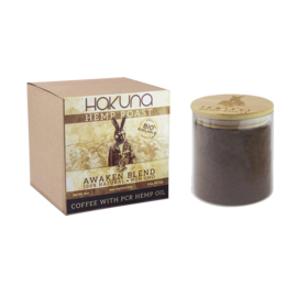 hakuna HAKUNA - AWAKEN HEMP ROAST - 8 OZ BAMBOO JAR