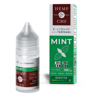 HEMP & CBD HEMP & CBD - 1500MG MINT E LIQUID
