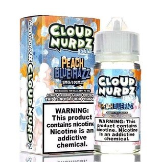cloud nurdz CLOUD NURDZ - PEACH BLUE RAZZ ICED