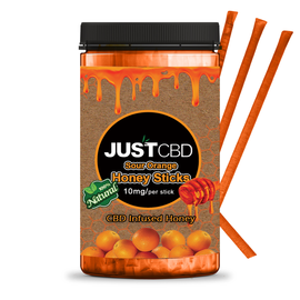 JUST CBD CBD HONEY STICKS - SOUR ORANGE - SINGLE