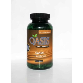 Oasis Botanicals Oasis Botanicals Gold Kratom 500 Caps (50Pcs/Mc)