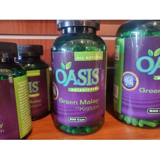 Oasis Botanicals Oasis Botanicals Green Malay Kratom300Caps (50Pcs/Mc)