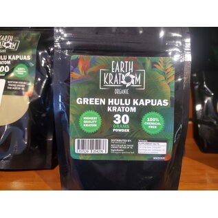 EARTH KRATOM EARTH KRATOM - GREEN HULU KAPUAS - 30 GRAM POWDER