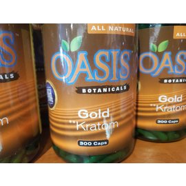 Oasis Botanicals Oasis Botanicals Gold Kratom 300Caps (50Pcs/Mc)