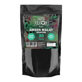 EARTH KRATOM EARTH KRATOM - GREEN MALAY - 30 GRAM POWDER