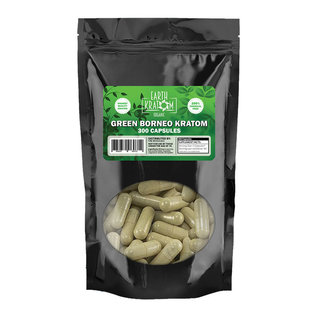 KRATOM EARTH KRATOM - GREEN BORNEO - CAPSULE 300CT