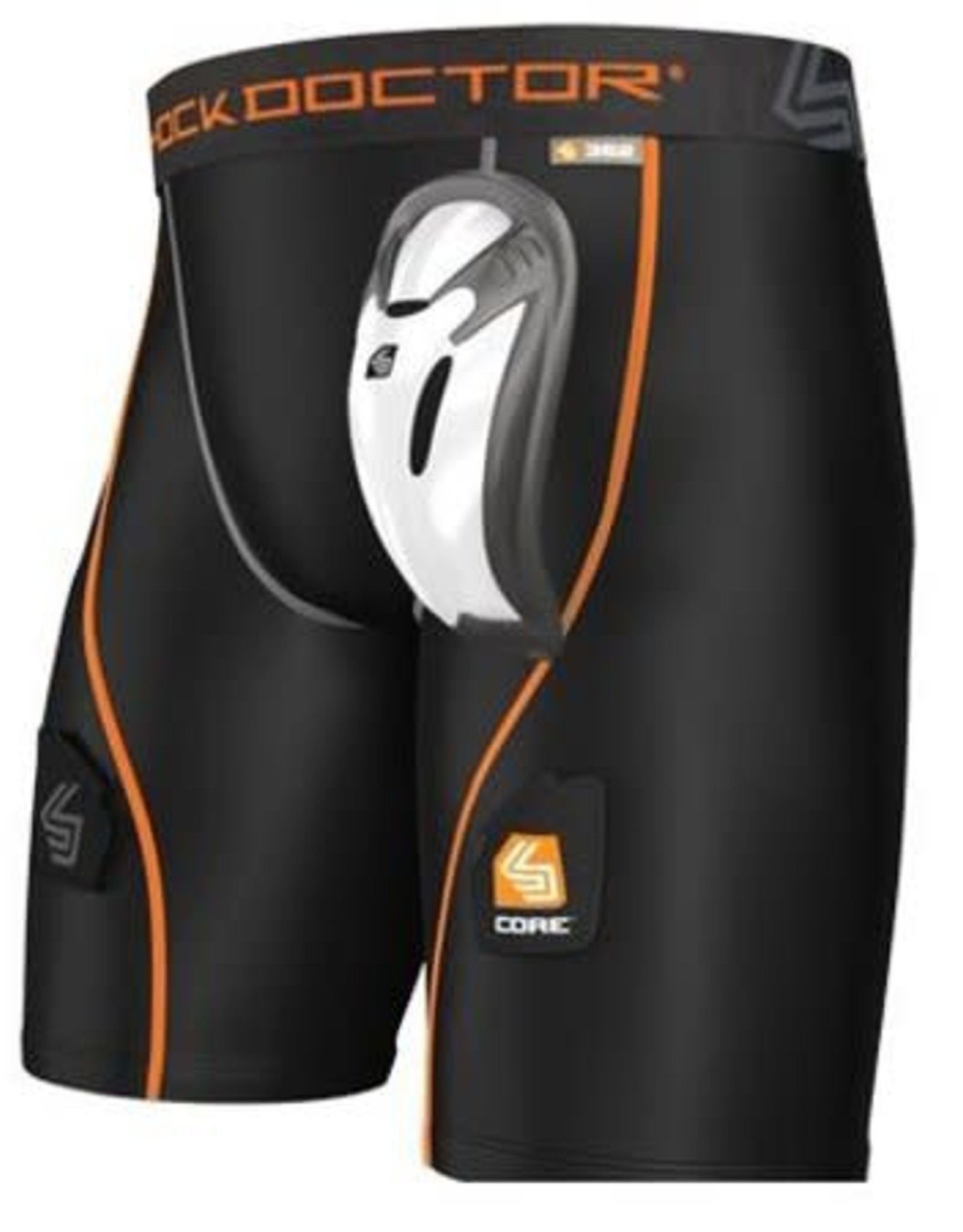 Shock Doctor Shock Doctor Core Compression Hockey Short with Bio-Flex Cup (ADULT)