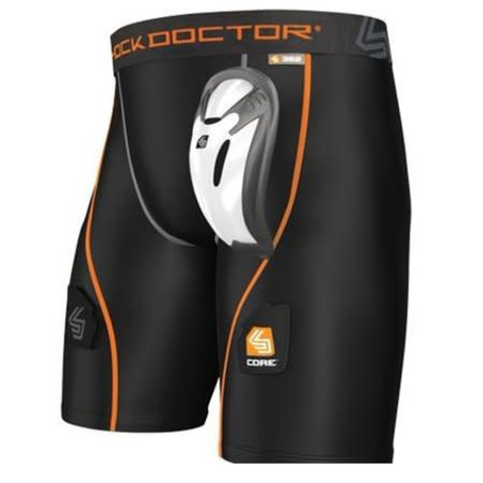 Shock Doctor Core Compression Hockey Short with Bio-Flex Cup (ADULT) -  Total Game Plan (TGP) Sports