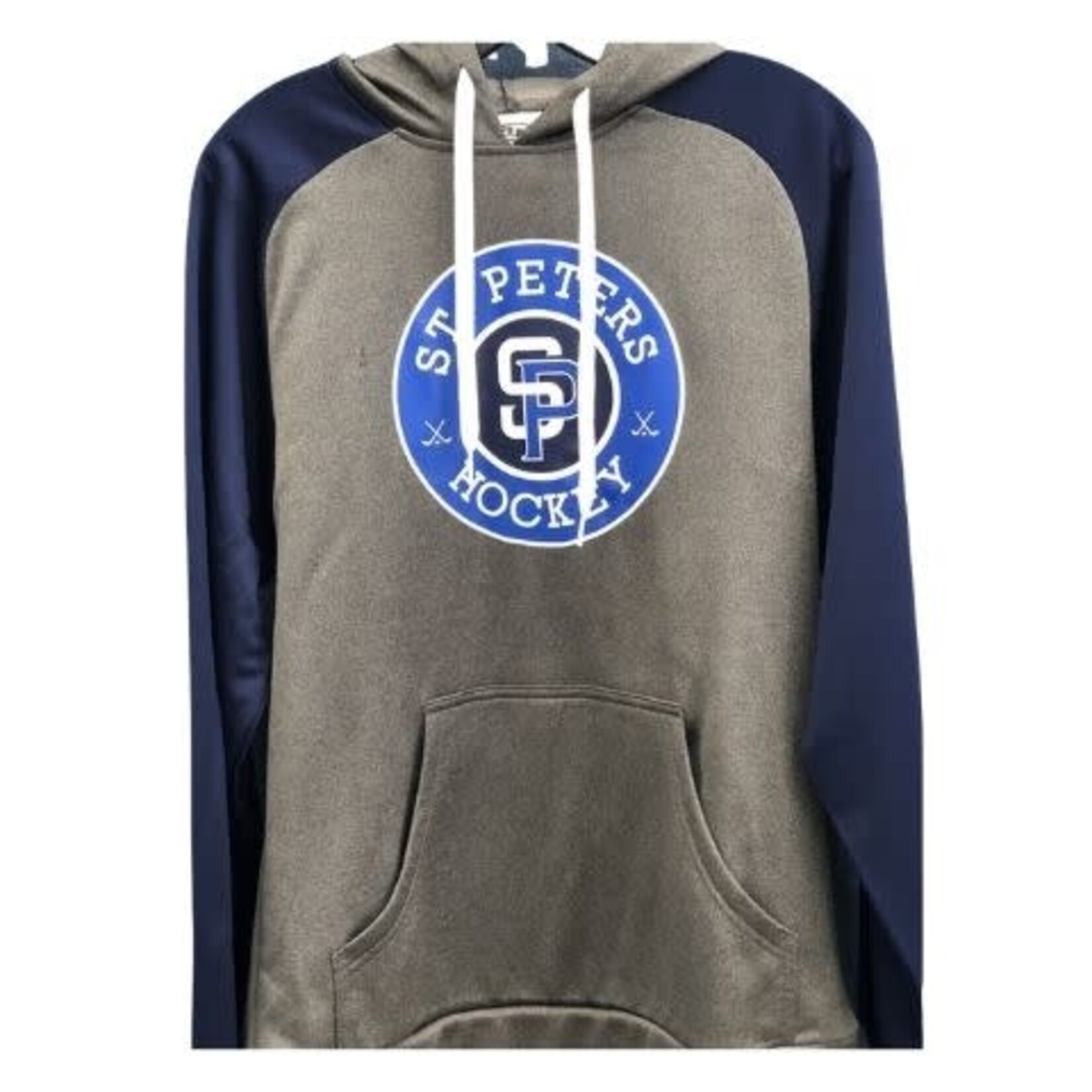 AK STP AK Grey/Navy Lace Up Hoodie (ADULT)