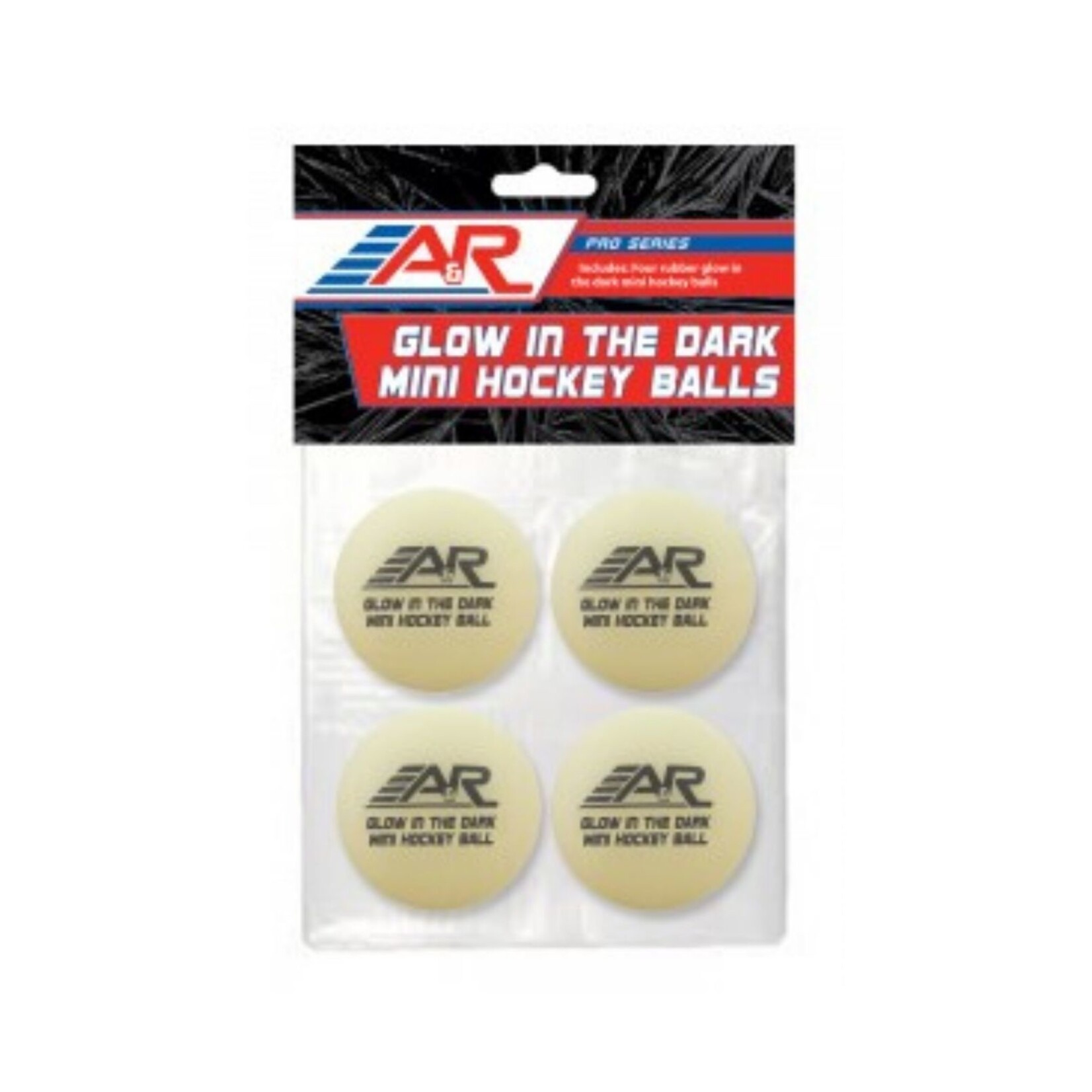 A&R A&R Mini Glow in the Dark Balls (4 Pack)
