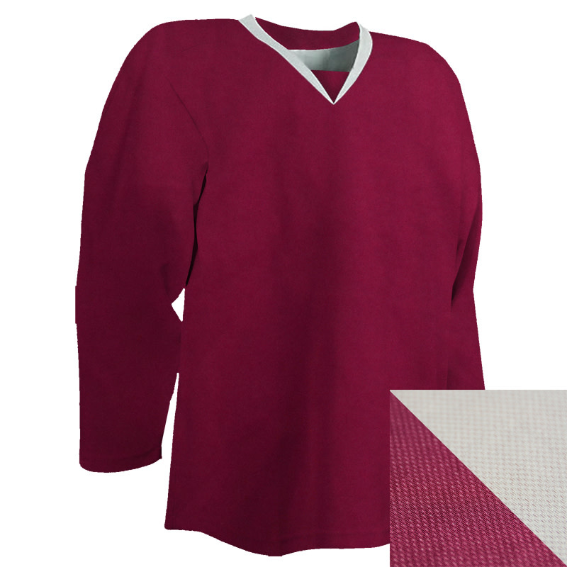 New Senior XXL Pear Sox Reversible Maroon/ White Hockey Jersey