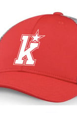 CCM Kirkwood CCM Red/Grey Fitted Hat (S/M) ADULT