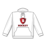 AK Bradley AK White Logo Lace Up Hoodie (SENIOR)