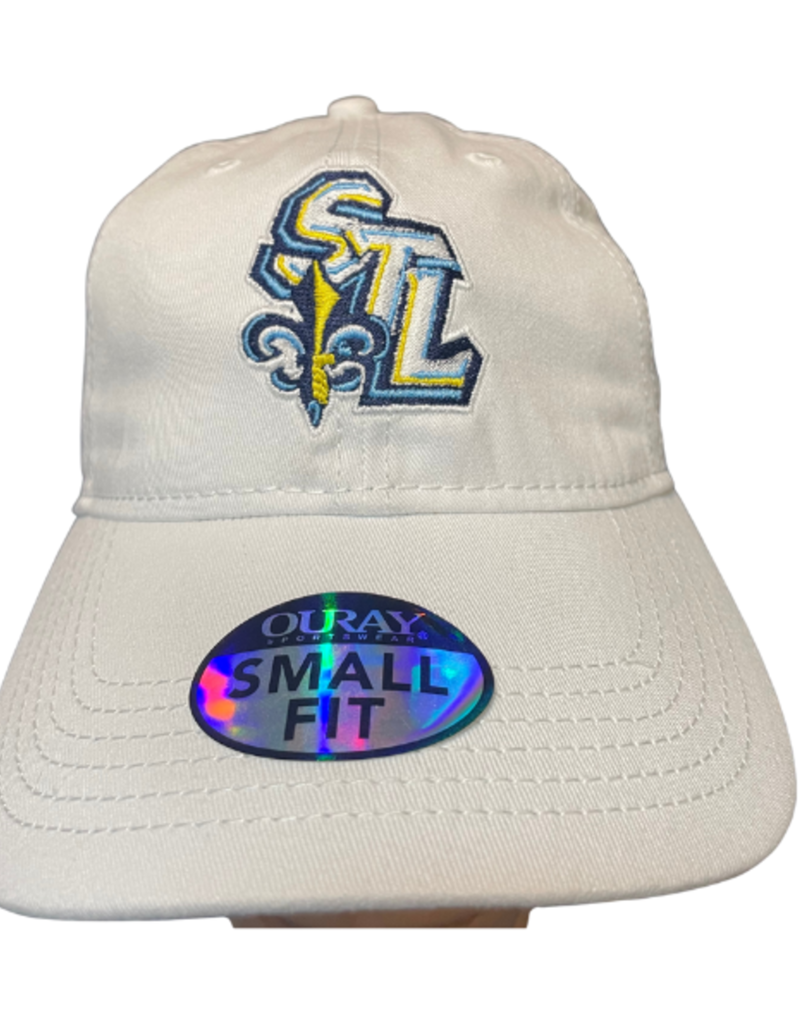Ouray Sportswear STING STL Logo White Slouch Hat
