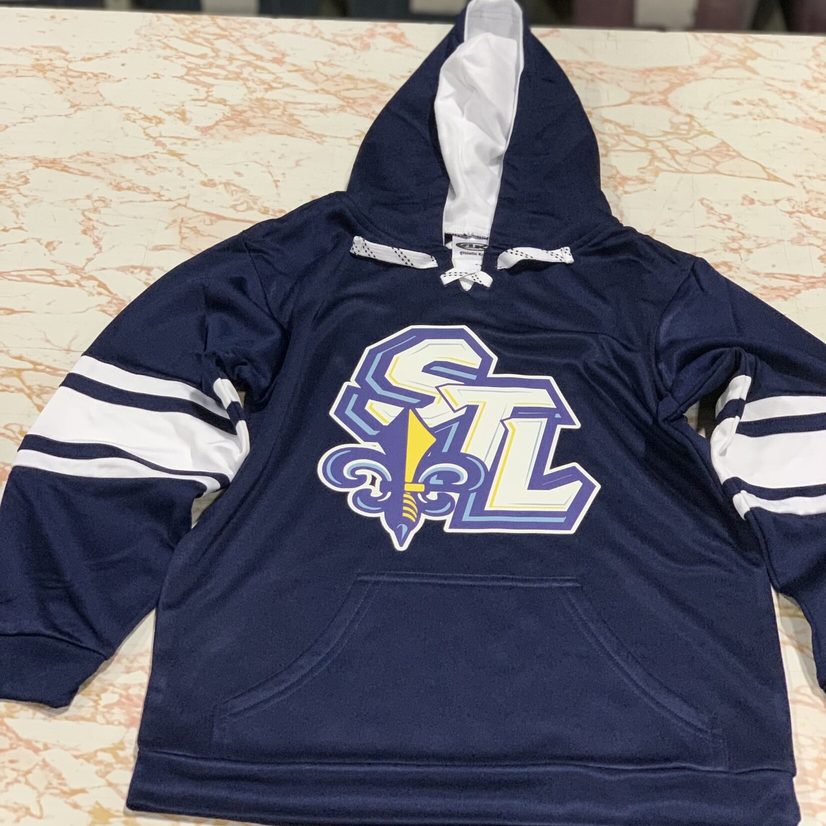 AK STING AK STL Logo Jersey Lace Up Hoodie (YOUTH)