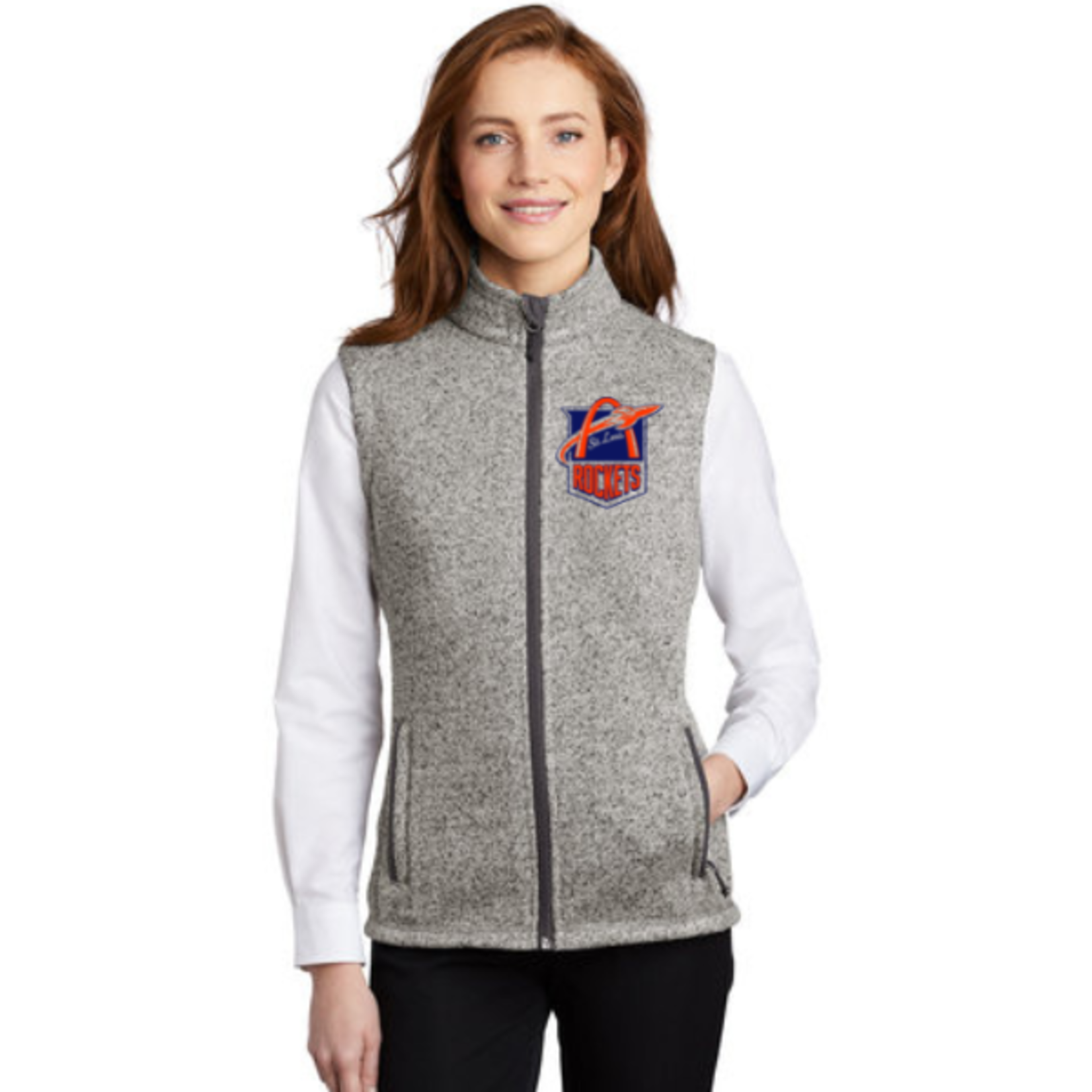 Port Authority® Ladies' Sweater Fleece Vest