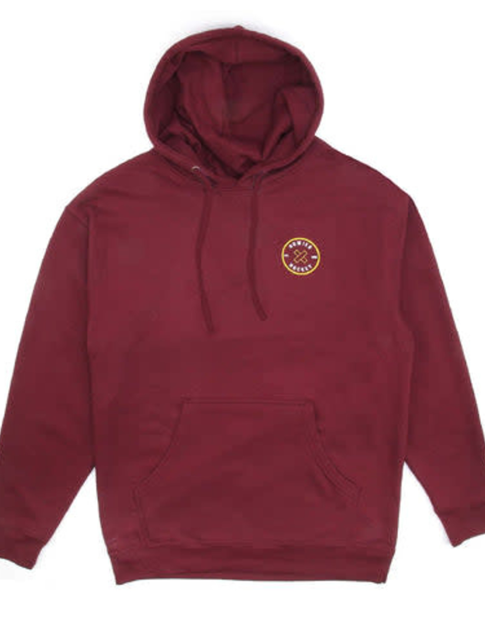 Howies Hockey Tape The Cross-Check Hoodie Maroon / Small