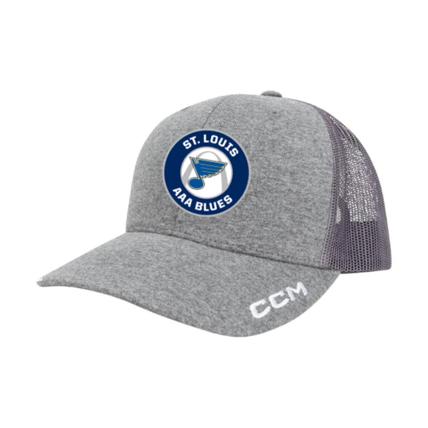 CCM AAA Blues CCM Trucker Hat (GREY) SENIOR