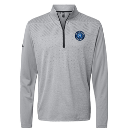 AAA Blues Adidas 1/4 Zip (MENS) GREY - Total Game Plan (TGP) Sports