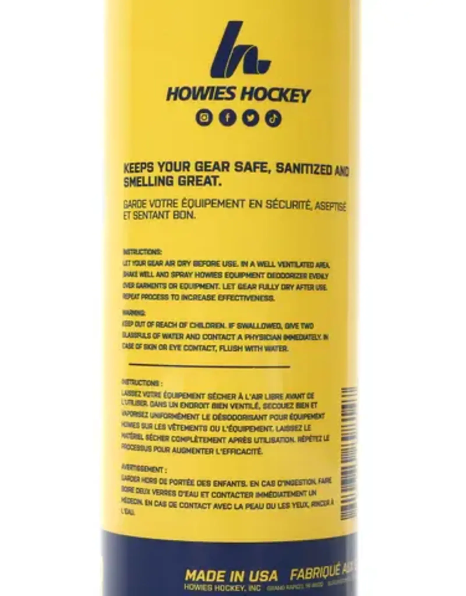 Howies Hockey Equipment Deodorizer (Sanitizer) Total Game Plan (TGP