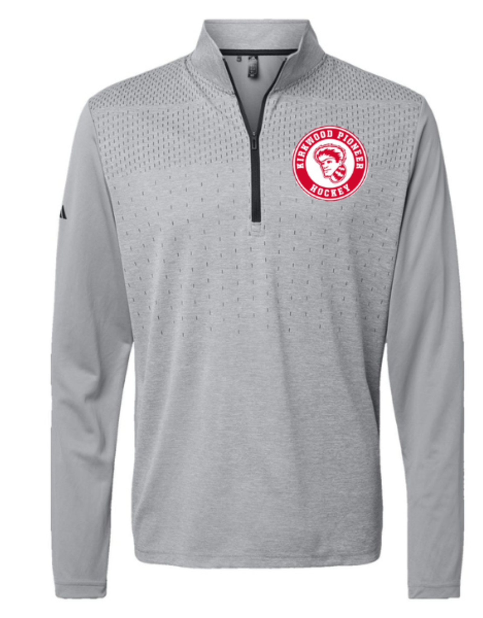 Kirkwood Pioneer Logo Adidas 1/4 Zip (MENS) GREY - Total Game Plan (TGP ...