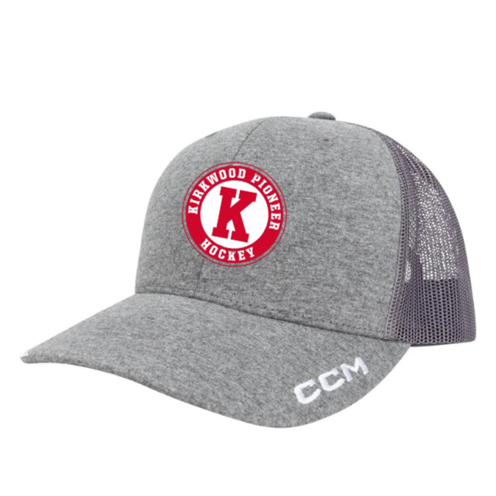 CCM Kirkwood High "K Logo" CCM Trucker Hat (GREY) SENIOR