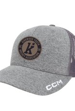 CCM Kirkwood CCM Trucker Hat (Leather Patch) SENIOR Grey