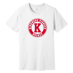 Bella Canvas Kirkwood High K Logo T-Shirt (SENIOR) WHITE