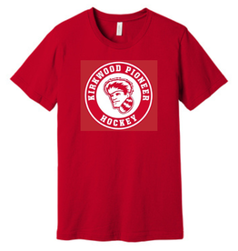 Bella Canvas Kirkwood High Pioneer Logo T-Shirt (SENIOR) RED