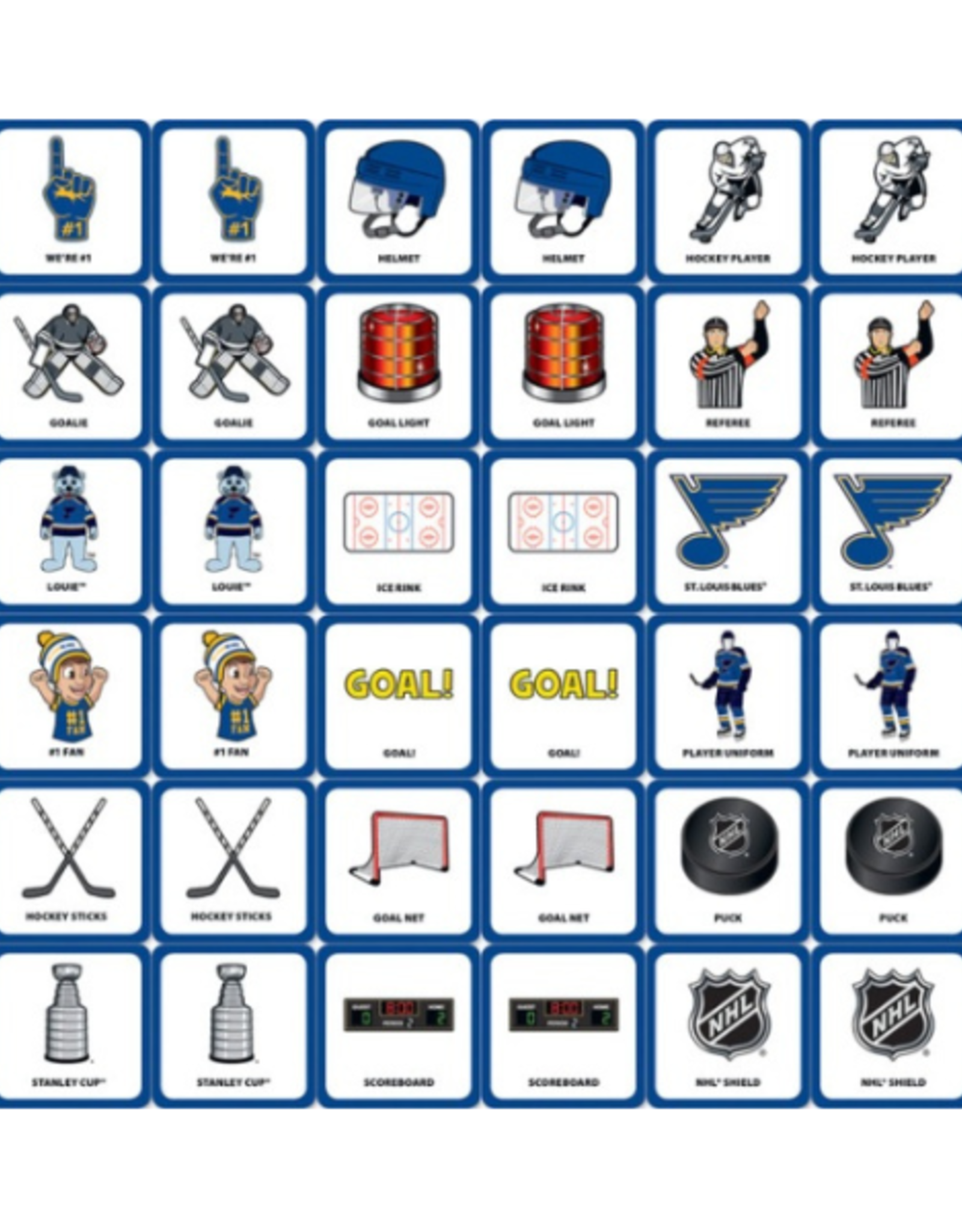 Master Pieces Master Pieces St. Louis Blues Matching Game