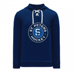 AK STP AK Navy Lace Up  Hoodie (WHITE LACE) SENIOR
