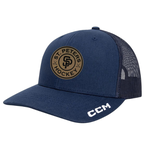 CCM STP CCM Trucker Hat-Leather Patch (NAVY) YOUTH