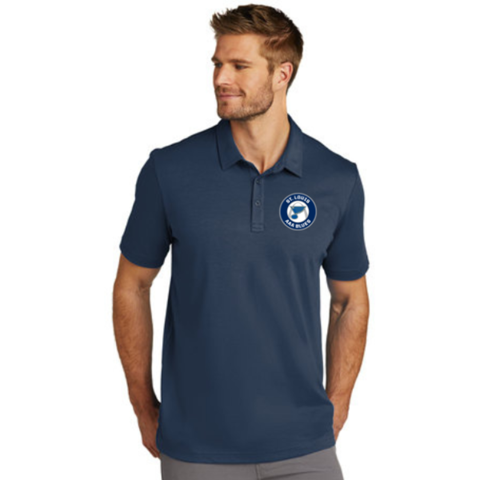 Travis Mathew AAA Blues Travis Mathew Oceanside Solid Polo (SENIOR)