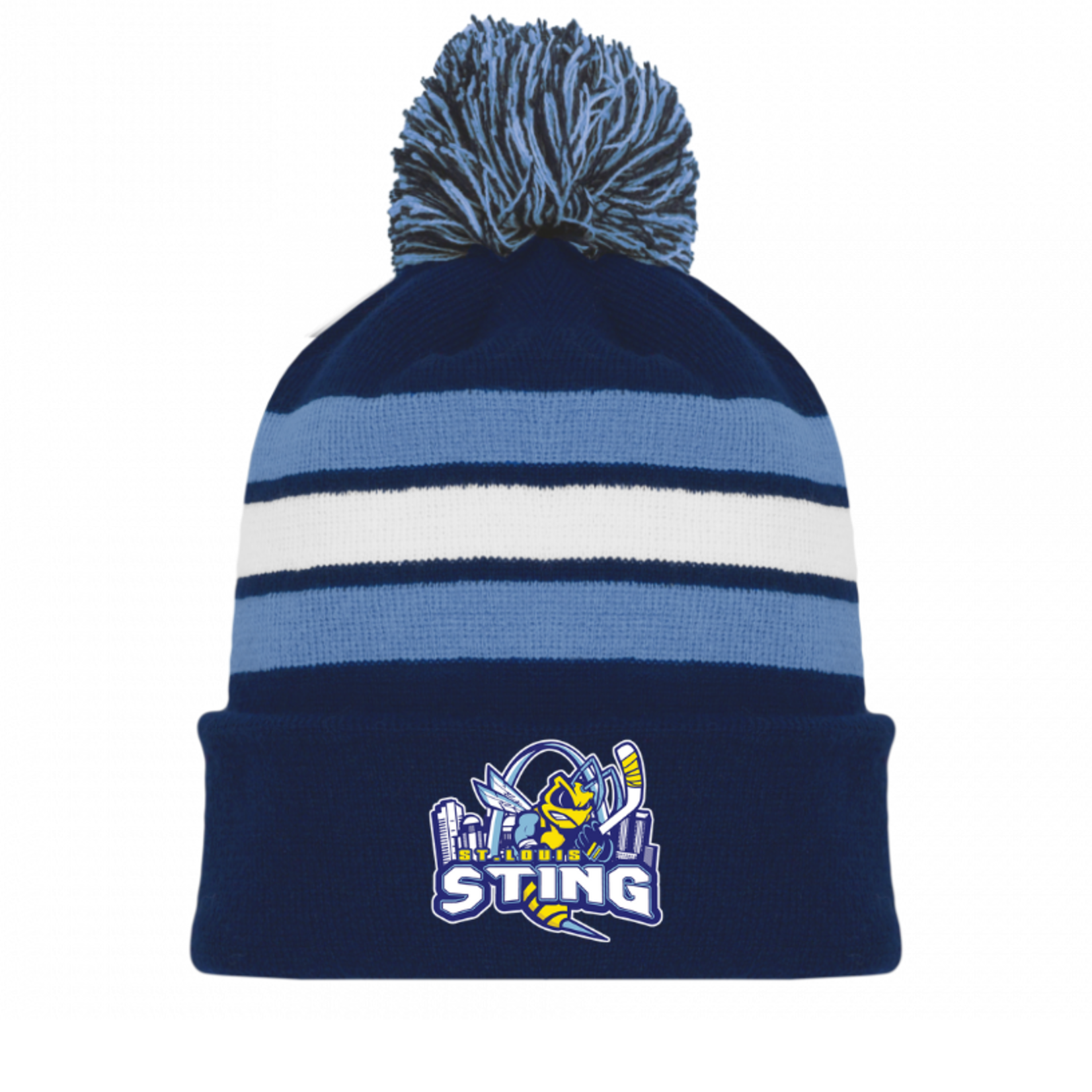 AK STING Landscape AK Knit Pom Knit (Navy-Sky Blue)