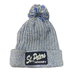 Bauer STP Baseball Patch Bauer New Era Team Pom Knit (ROYAL/GREY)