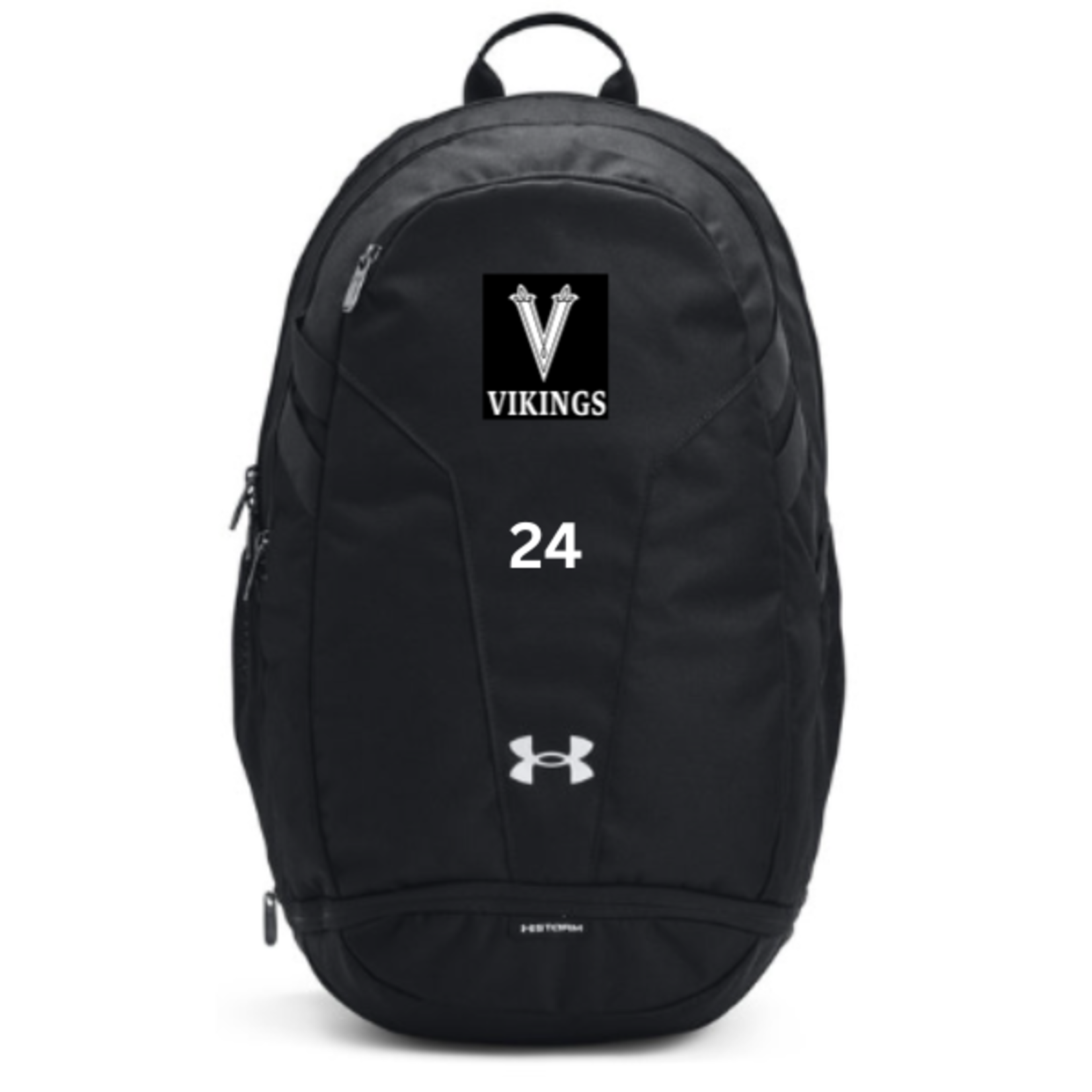 Under Armour AIC Vikings UA Hustle Backpack (BLACK)