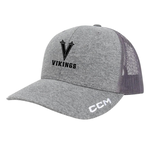 CCM AIC Vikings CCM Trucker Hat (Grey) YOUTH