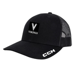 CCM AIC Vikings CCM Trucker Hat (Black) YOUTH