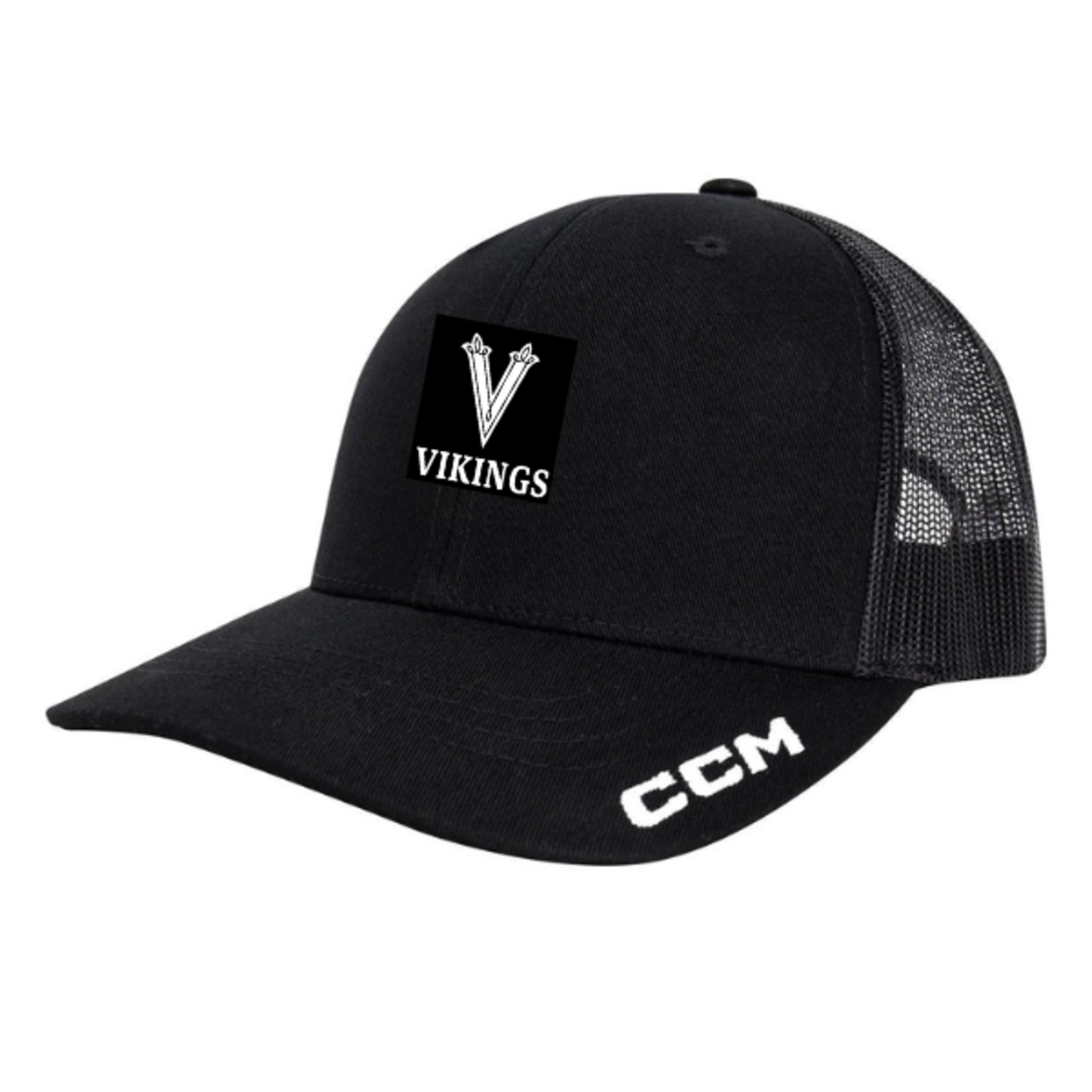 CCM AIC Vikings CCM Trucker Hat (Black) SENIOR