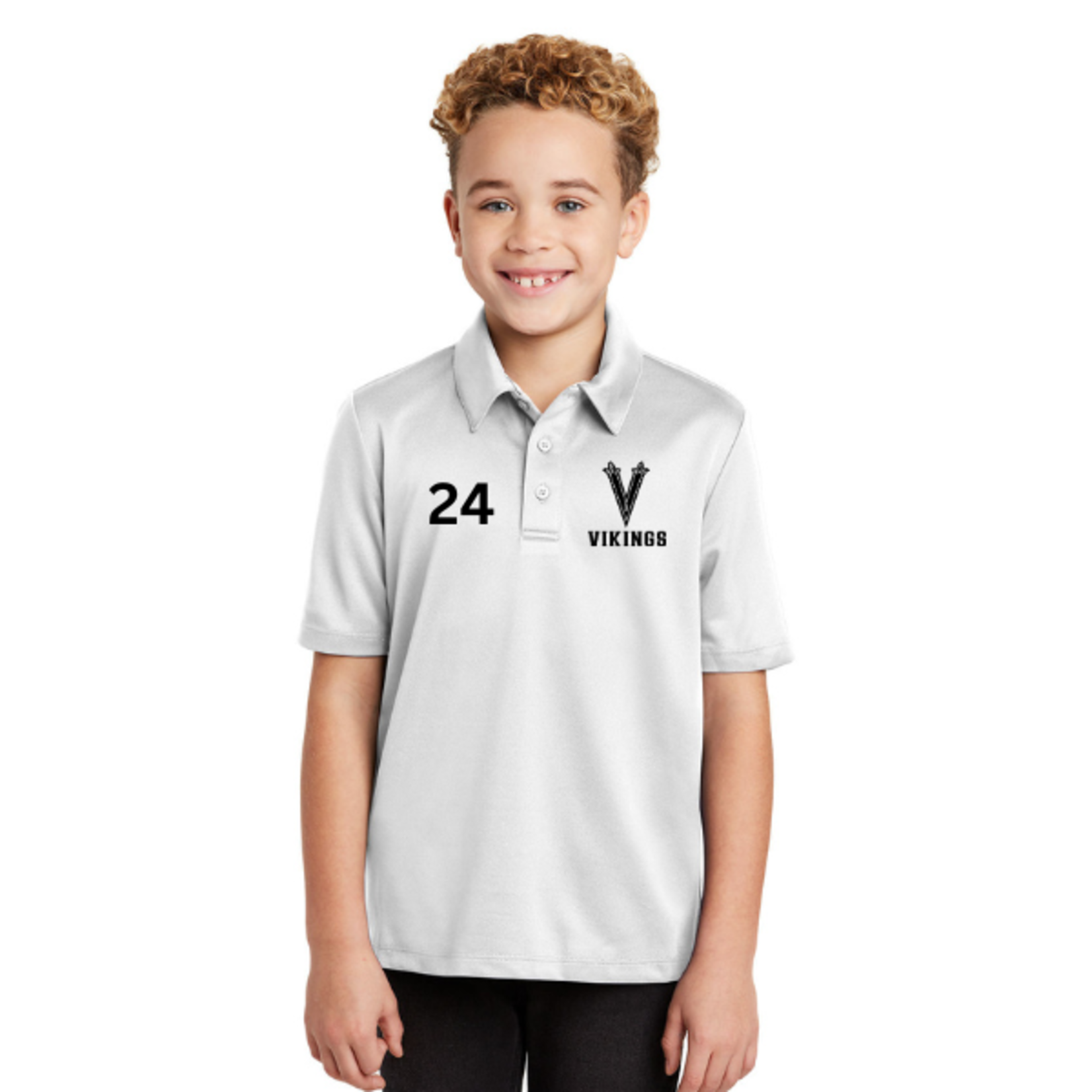 Port Authority AIC Vikings Silk Touch Polo (YOUTH)