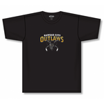 Gildan KC Outlaws 50/50 T-Shirt (BLACK) YOUTH