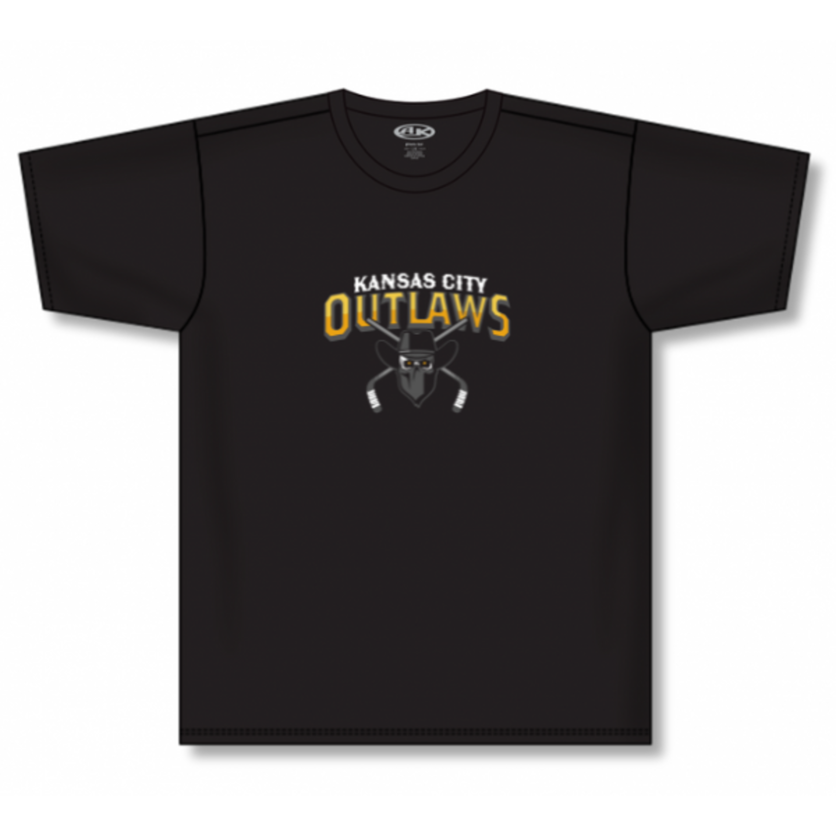 KC Outlaws 50/50 T-Shirt (BLACK) YOUTH