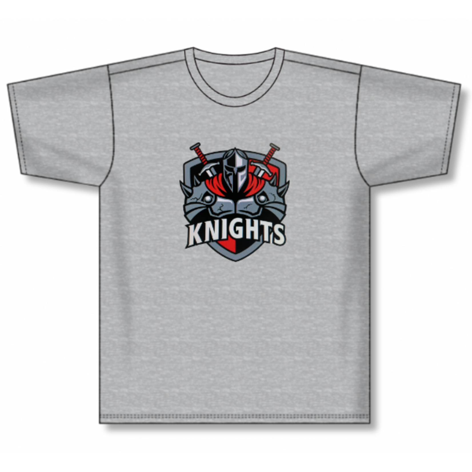 KC Knights 50/50 T-Shirt (GREY) YOUTH
