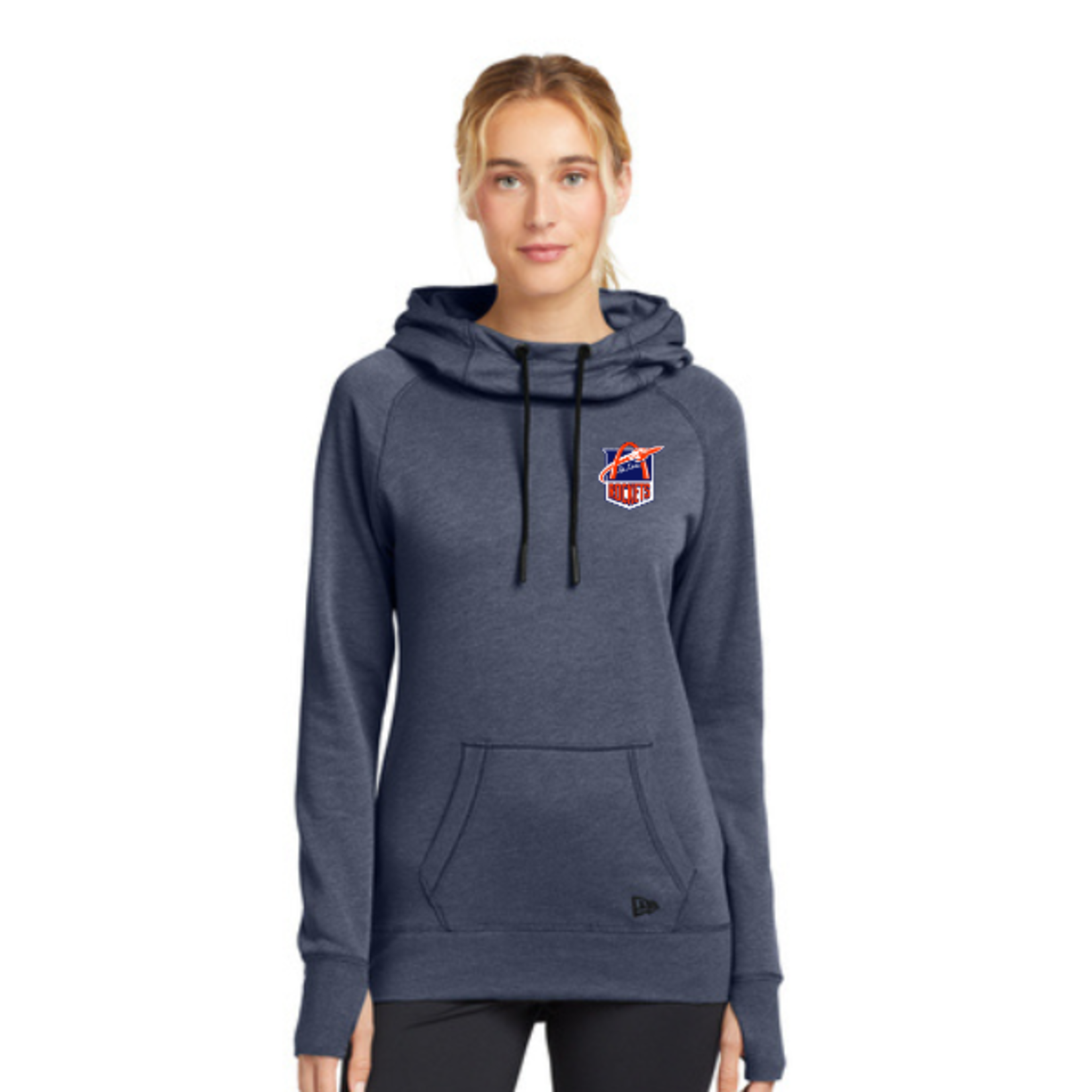 New Era Rockets New Era Cowl Neck Hoodie (WOMENS) Navy